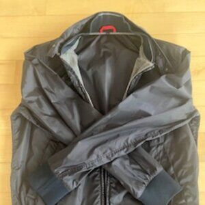 FAY - NYLON BOMBER JACKET - MEN'S MEDIUM - NAVY BLUE - NEW